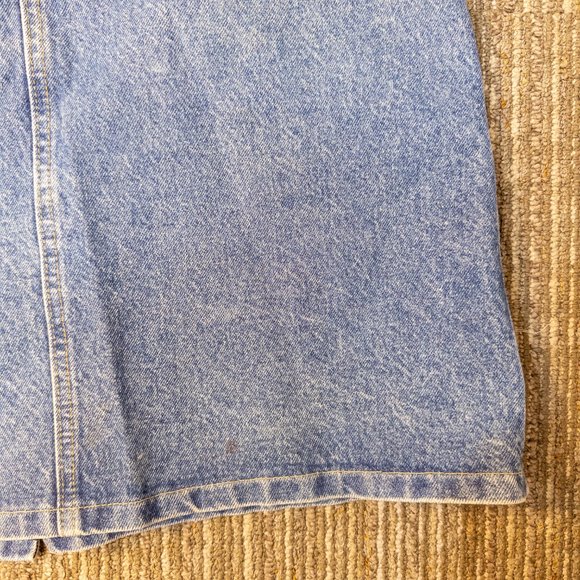 Vintage Lee Womens Size 12 Skirt High Rise Medium Wash A Line Mid Rise Pockets - Picture 5 of 7